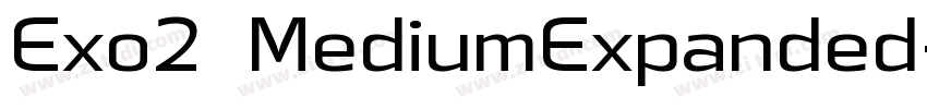 Exo2 MediumExpanded字体转换